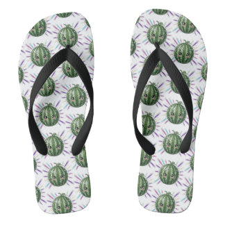 Süße Wassermelonen-Diskokugel Badesandalen