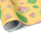 Süße Wassermelonen-gelbe Geschenkpapier (Rolleneckpunkt)