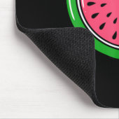 Süße Wassermelonen-Scheibe mit Herzen angebissen S Mousepad (Ecke)
