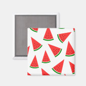 Süße Wassermelonen-Scheiben-Muster Magnet (Vorderseite/Rückseite)
