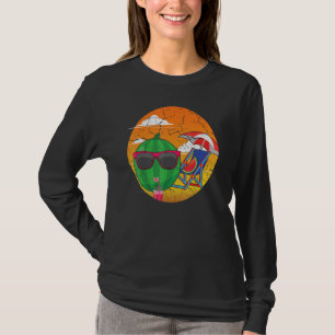 Süße Wassermelonen Strand 2022 Ozean Tropical Hall T-Shirt