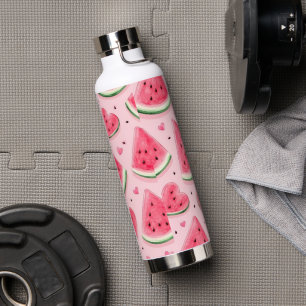 Süße Wassermelonen-Wasserflasche mit Aquarell-Must Trinkflasche