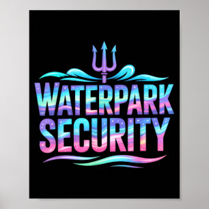 Süße Wasserpark-Sicherheits-Kreuzfahrt-Meerjungfra Poster