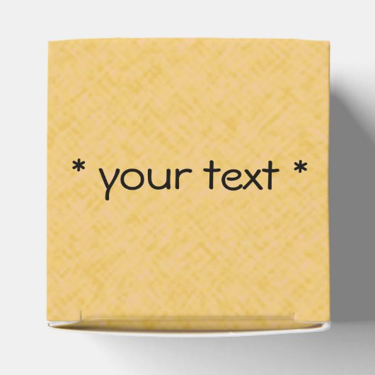 Süße weich Gezeichnet gelbe Blumen Geschenkschachtel (Oben)