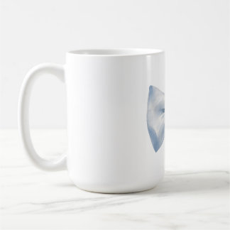 Süße weiche blaue Wasserfarbe-Band-Schleife Coquet Kaffeetasse