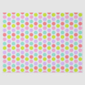 Süße weiche Pastell-Punkte-Muster Seidenpapier (Vorderseite)