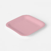 Süße weiche rosa Papierplatten Pappteller (Gewinkelt)