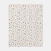 Süße Weihnachten Warme Farbe Fleecedecke (Vorderseite)