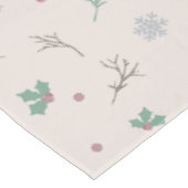 Süße Weihnachten Warme Farbe Tischdecke (Schrägansicht)