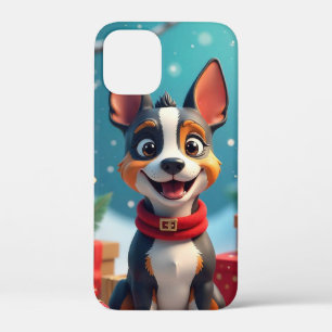🎄🐶 Süße Weihnachts-Cartoon-Hündchen gemütliche F Case-Mate iPhone Hülle