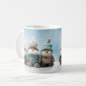 Süße Weihnachts-Gnom-Tasse Kaffeetasse (Vorderseite Links)