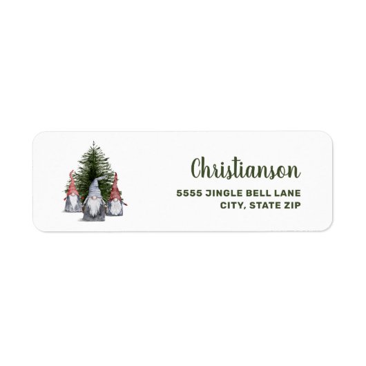 Süße Weihnachts-Gnome Baum  (Vorne)