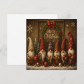 Süße Weihnachts-Gnome Frohe (Vorne/Hinten)