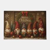 Süße Weihnachts-Gnome Fröhlicher Fußabtreter (Vorderseite)