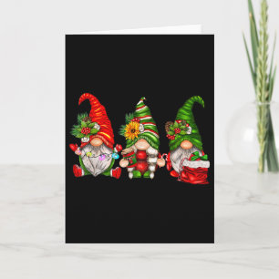 Süße Weihnachts-Gnome  Karte