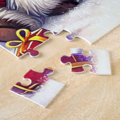 Süße Weihnachts-Hochlandkühe Puzzle (Seite)