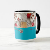 Süße Weihnachts-Hund-Geschenktasse Tasse (VorderseiteRechts)