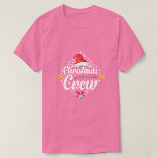 Süße Weihnachts-Ikonen Festive Elemente T-Shirt (Design vorne)