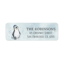 Süße Weihnachts-Pinguin-Personalized Weihnachten