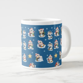Süße Weihnachts-Pinguin-Tasse Jumbo-Tasse