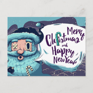 Süße Weihnachts-Postkarte Postkarte