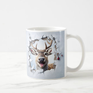 Süße Weihnachts-Rentier-Tasse | Cozy Winter-Tasse  Kaffeetasse