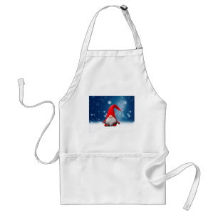 Süße Weihnachts-Santa-Schnee-Sterne Schürze