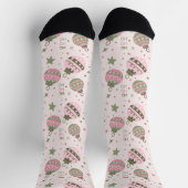Süße Weihnachts-Schmuck-Socken Socken (Oben)