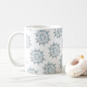 Süße Weihnachts-Schneeflocken, Winter-Schneesturm Kaffeetasse