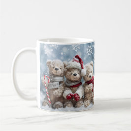 Süße Weihnachts-Teddybär-Tasse | Gemütliche Feiert Kaffeetasse