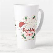 Süße Weihnachts-Tierpfote Milchtasse (Rechte Ecke)