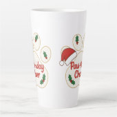 Süße Weihnachts-Tierpfote Milchtasse (Vorderseite)
