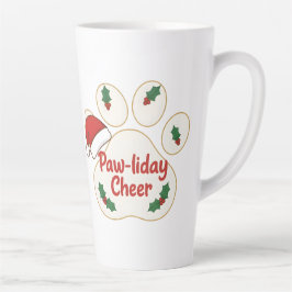 Süße Weihnachts-Tierpfote Milchtasse