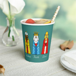 Süße Weihnachts-Weise-Männer-Papierbecher Pappbecher