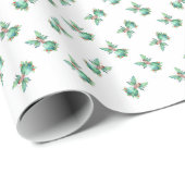 Süße Weihnachtsfee Geschenkpapier (Rolleneckpunkt)