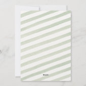 Süße Weihnachtsfeier Botanische Einladung (Rückseite)