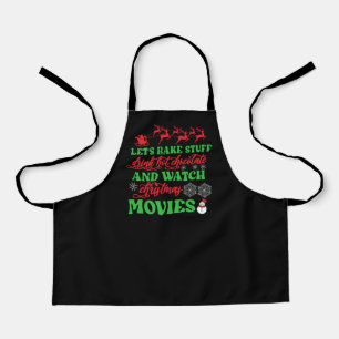 Süße Weihnachtsfilme Backen Word Art  Schürze