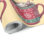 Süße Weihnachtsgeschenkverpackung Geschenkpapier (Rolleneckpunkt)