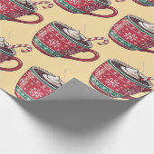 Süße Weihnachtsgeschenkverpackung Geschenkpapier (Ecke)