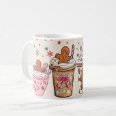 Süße Weihnachtsgetränke Kaffeetasse (Vorderseite Links)