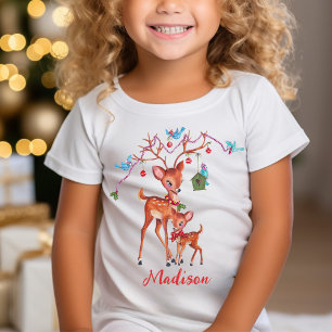 Süße Weihnachtshirsche T-Shirt