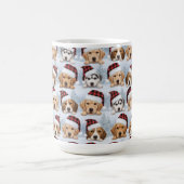 Süße Weihnachtshunde Kaffeetasse (Mittel)