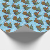 Süße Weihnachtskartoffel Geschenkpapier (Ecke)
