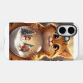 Süße Weihnachtskatze Schneekugel iPhone-Hülle Case-Mate iPhone Hülle (Rückseite (Horizontal))