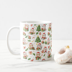 Süße Weihnachtskatzen-Weihnachts-Tasse Kaffeetasse