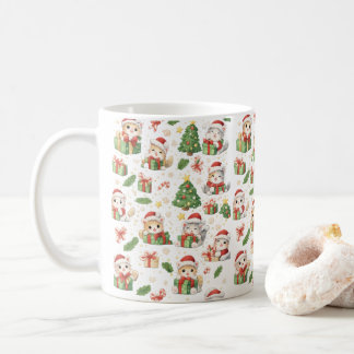 Süße Weihnachtskatzen-Weihnachts-Tasse Kaffeetasse