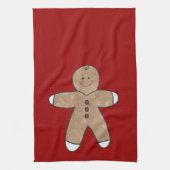 Süße Weihnachtslebkuchen-Plätzchen Geschirrtuch (Vertikal)