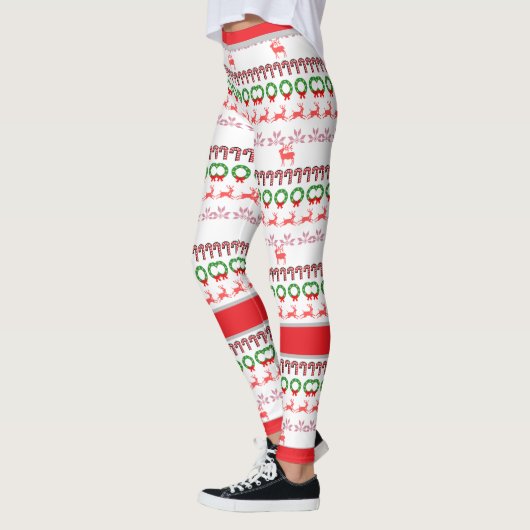 Süße Weihnachtsleggings Leggings (Links)