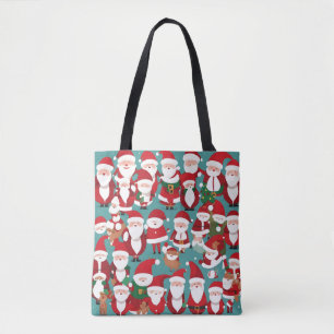 Süße Weihnachtsmänner Tasche