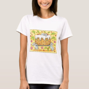 Süße Weihnachtsmäuse tragen einen Früchtekuchen-De T-Shirt
